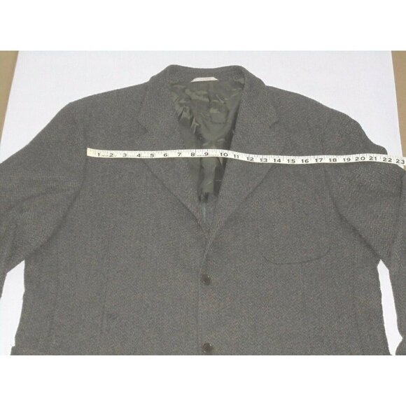 Men's Fabio Inghirami Virgin Wool 3 Button Coat Size 46 (Made in Italy) - Picture 5 of 9